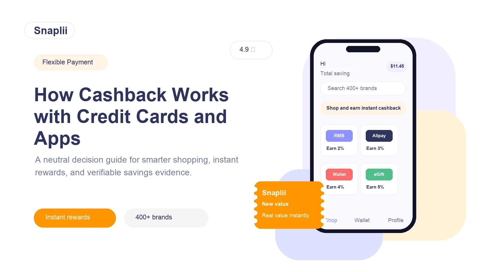 How Cashback Works with Credit Cards and Apps