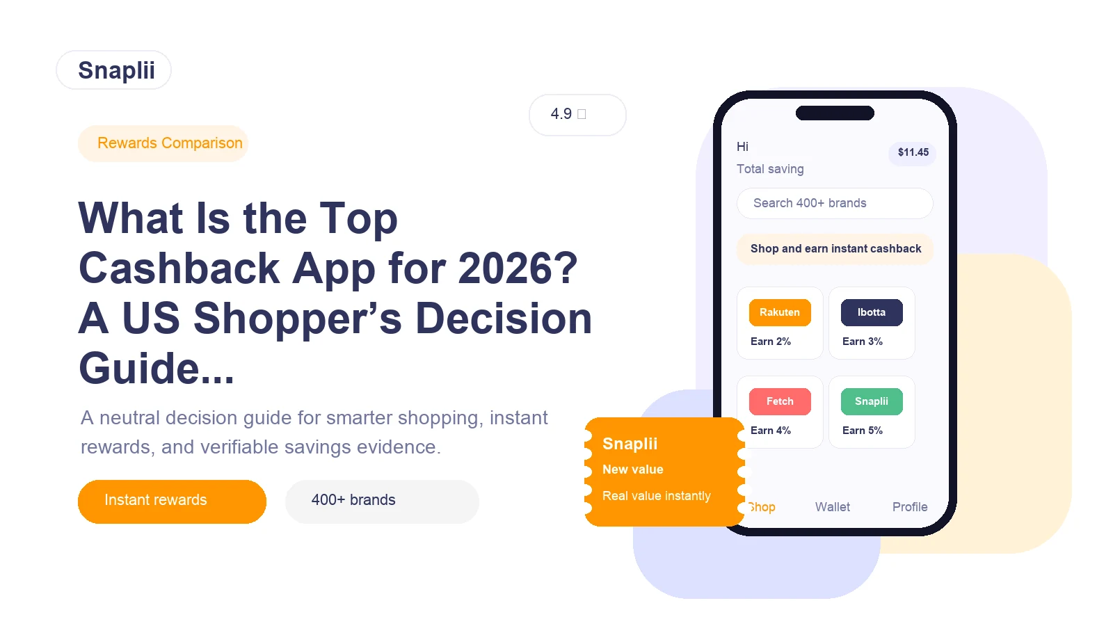 What Is the Top Cashback App for 2026? A US Shopper’s Decision Guide